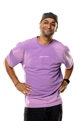 WASHED ESSENTIAL SHIRT VIOLET