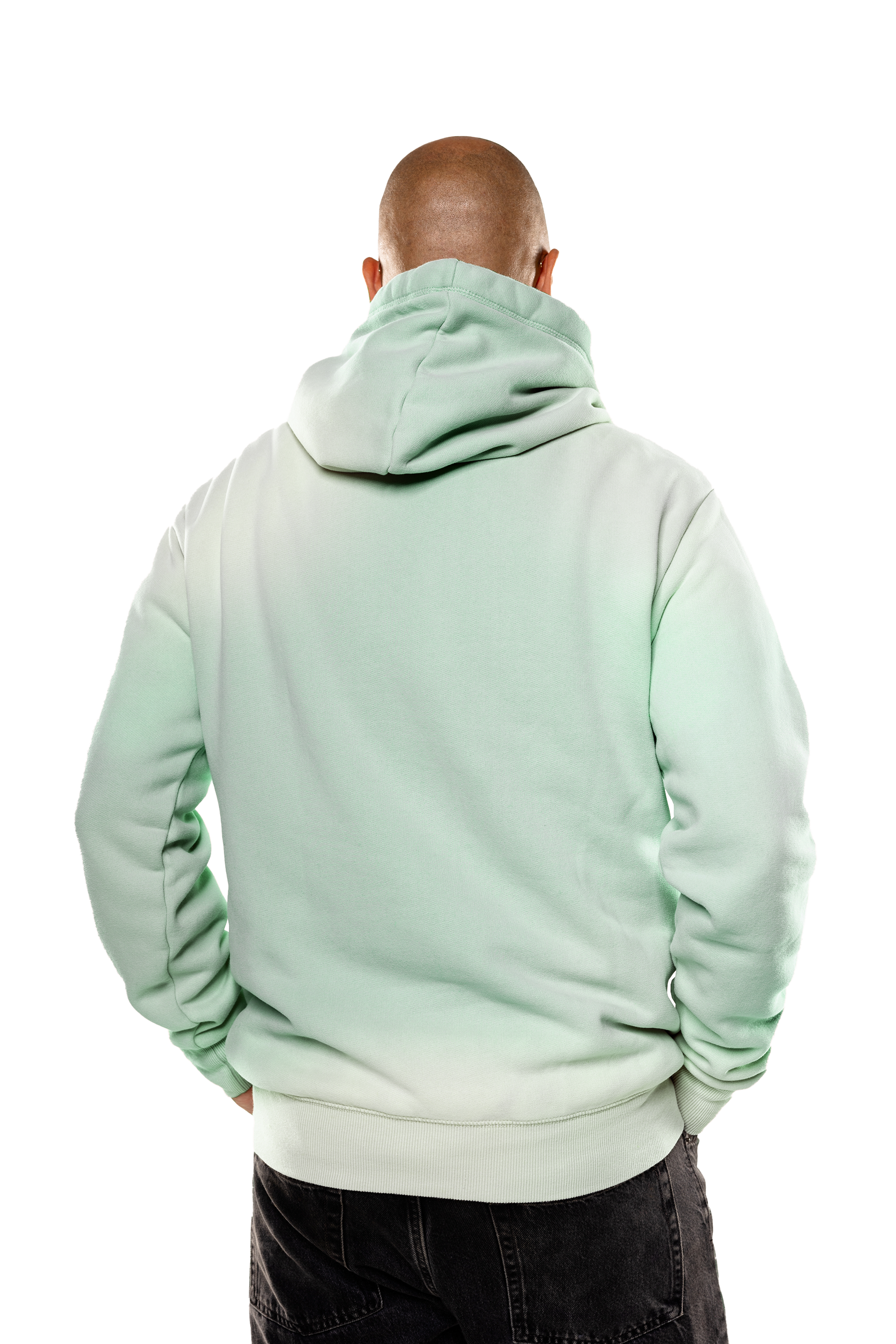 WASHED ESSENTIAL HOODIE GREEN