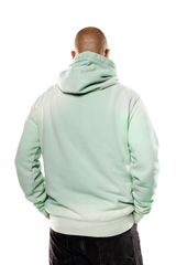 WASHED ESSENTIAL HOODIE GREEN
