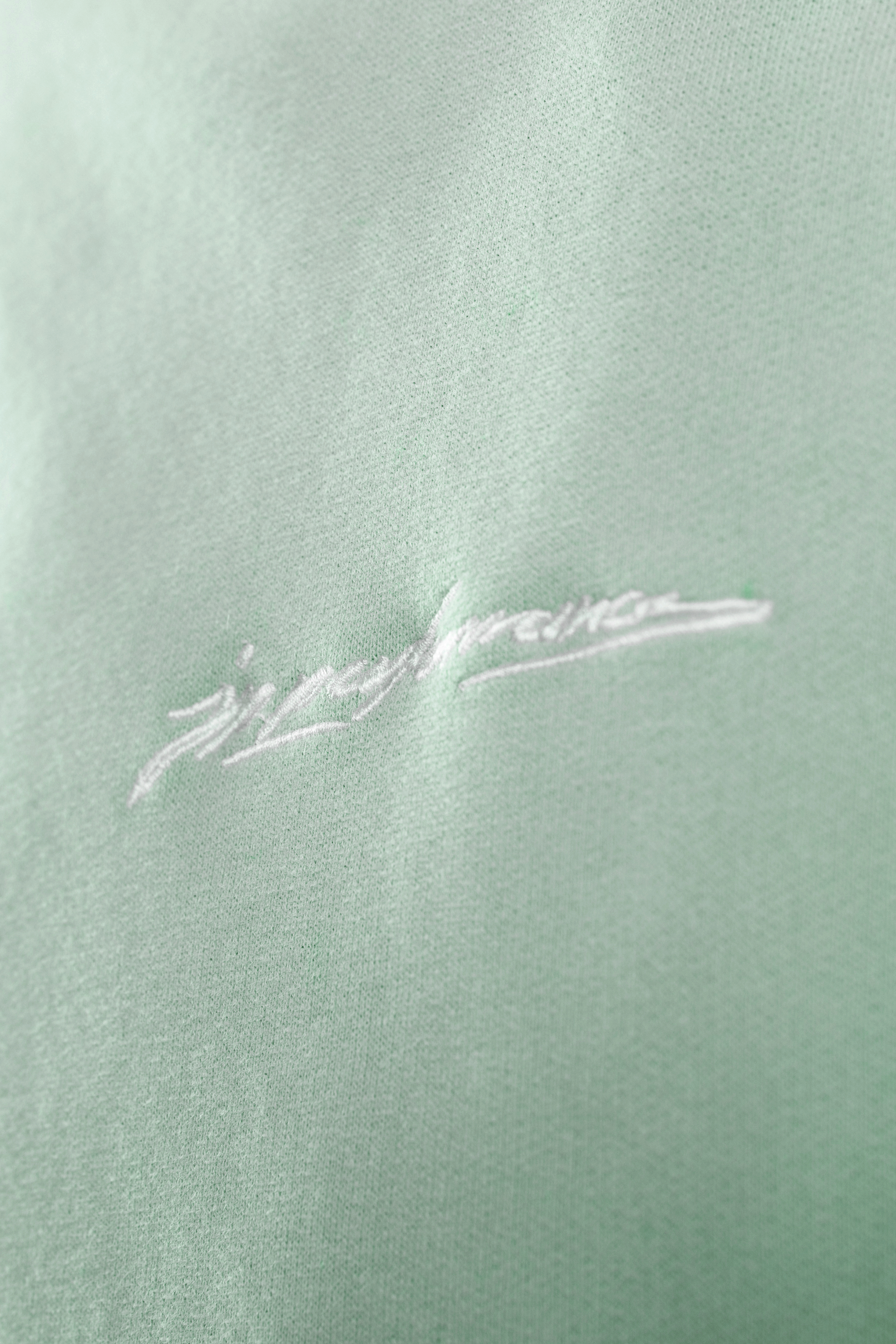 WASHED ESSENTIAL HOODIE GREEN