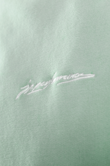 WASHED ESSENTIAL HOODIE GREEN