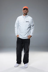 ESSENTIAL FLEECE 1/4 ZIP GREY