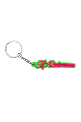 KEYCHAIN CLASSIC GREEN/PINK