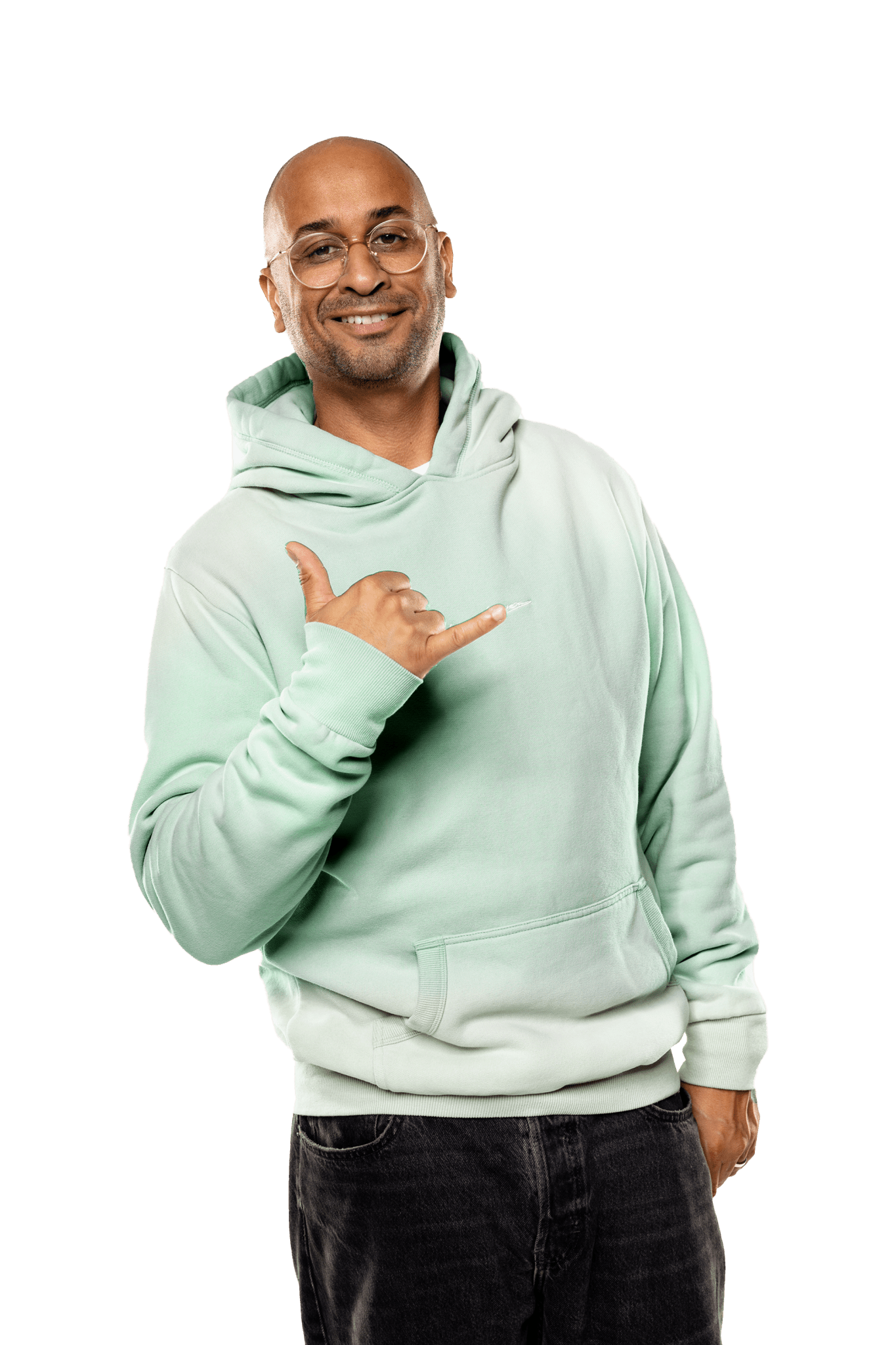 WASHED ESSENTIAL HOODIE GREEN