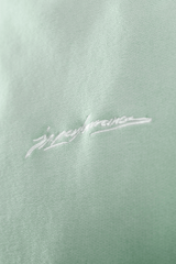 WASHED ESSENTIAL HOODIE GREEN