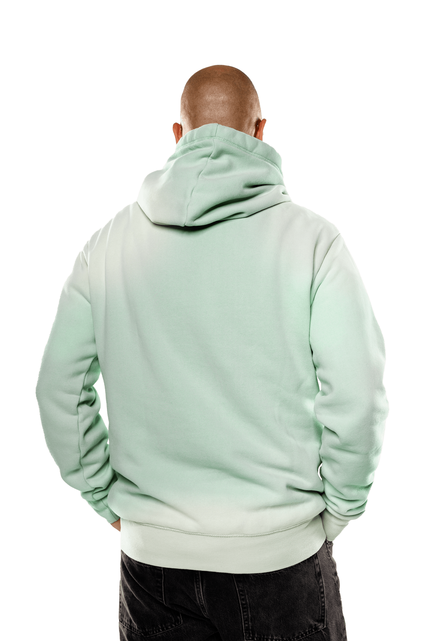 WASHED ESSENTIAL HOODIE GREEN