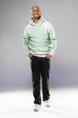 WASHED ESSENTIAL HOODIE GREEN