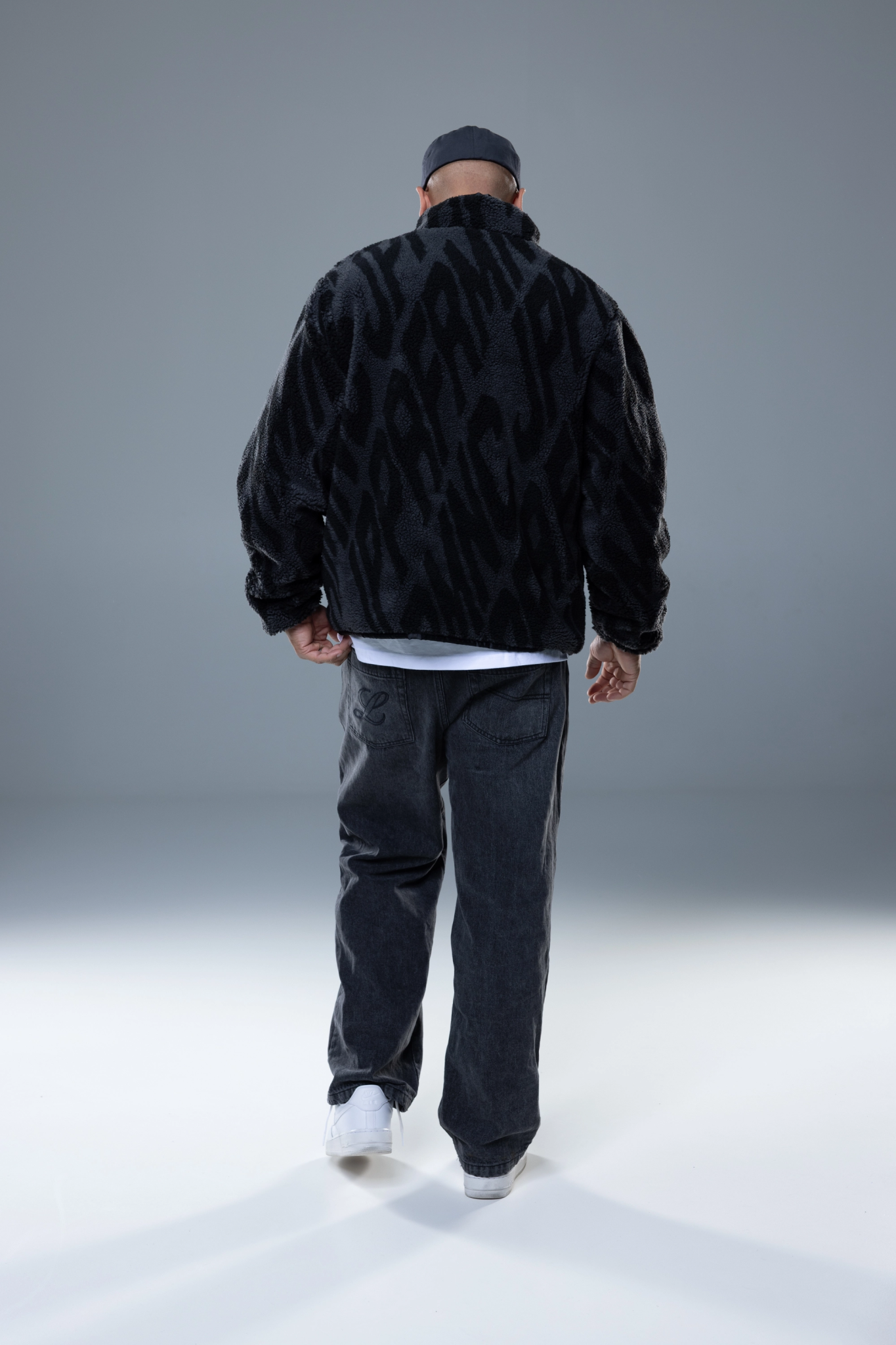 WENDEJACKE TEDDY FLIP BLACK