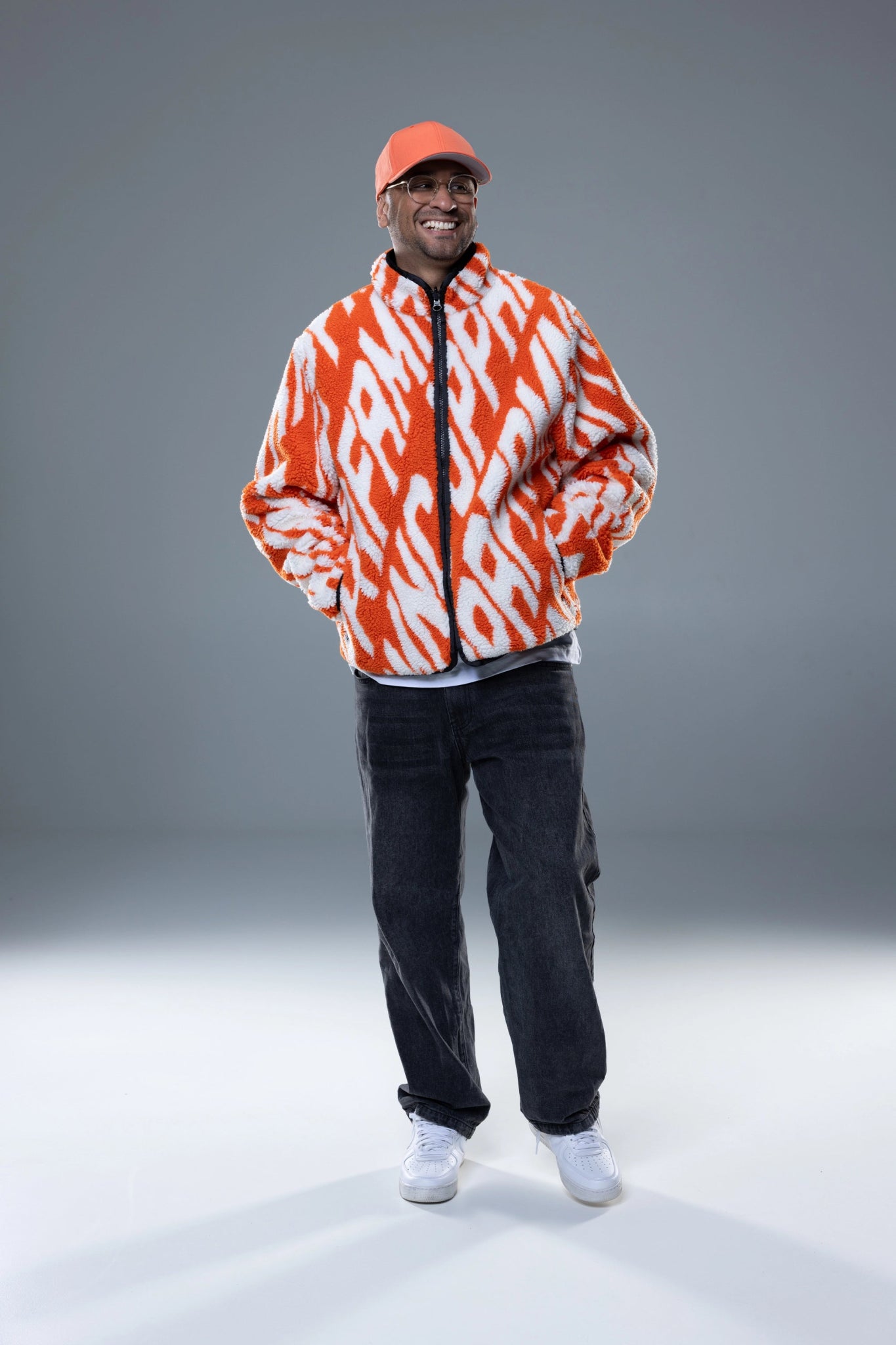 WENDEJACKE TEDDY FLIP ORANGE