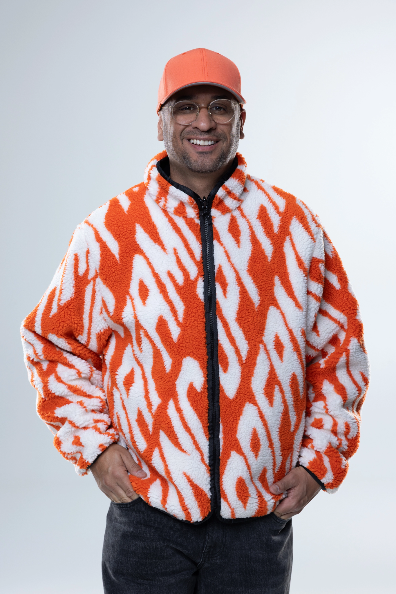 WENDEJACKE TEDDY FLIP ORANGE