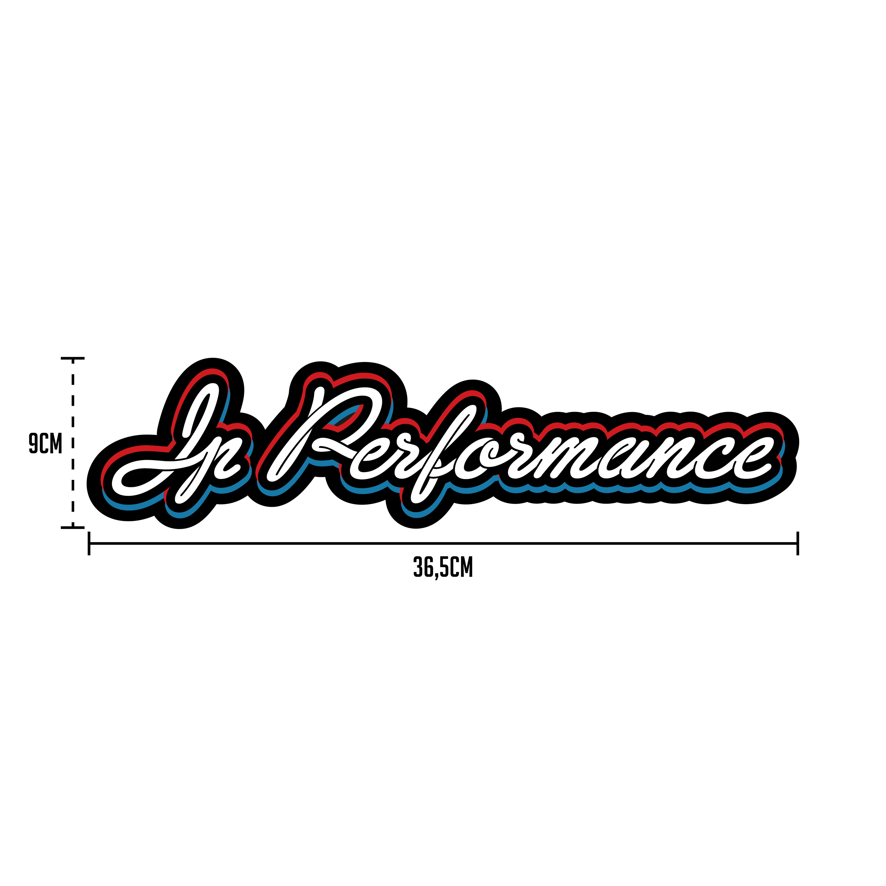 Sticker "JP Performance" digital BIG